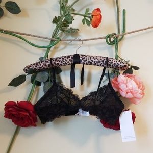 NWT Black Lace Bralette